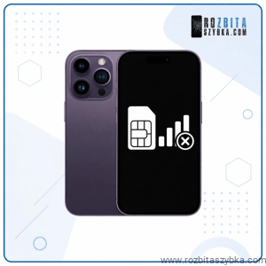Brak sieci (nie czyta karty SIM) iPhone 14 Pro
