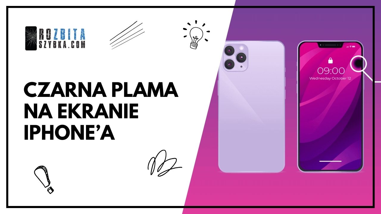 Czarna plama na ekranie iPhone’a. Jak to naprawić?